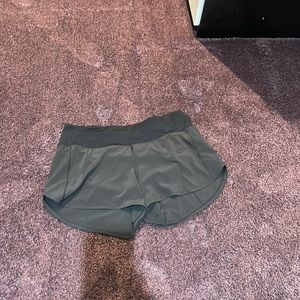 Lululemon black size 8 hi rise shorts